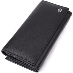 Кошелек ST Leather Из натуральной кожи Черный Фото