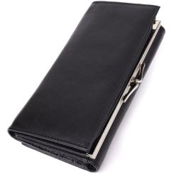 Кошелек ST Leather Из натуральной кожи Черный Фото 1