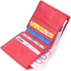 Кошелек ST Leather Из натуральной кожи Красный Фото 4