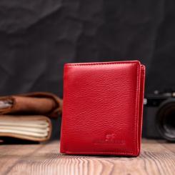 Кошелек ST Leather Из натуральной кожи Красный Фото 7