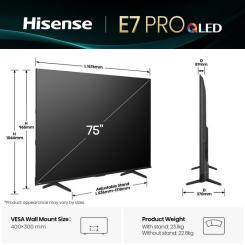 Телевизор Hisense 75E7Q PRO Фото 1