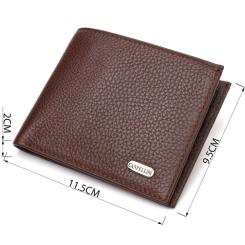 Портмоне Canpellini Из натуральной кожи Коричневое Фото 2