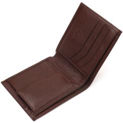 Портмоне Canpellini Из натуральной кожи Коричневое Фото 4