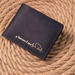 Портмоне Grande Pelle Кожаное Черное Фото 7