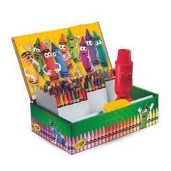 Карандаши цветные Crayola воскові, 120 шт зі стругачкою Фото 3