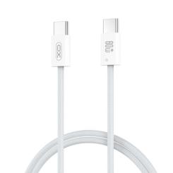 Дата кабель XO USB-C to USB-C 1.0m 60W white Фото
