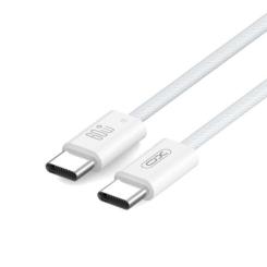 Дата кабель XO USB-C to USB-C 1.0m 60W white Фото 3