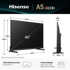 Телевизор Hisense 40A5Q Фото 1