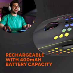 Мышка Canyon Haster GMW-18 Wireless Black Фото 8