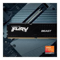 Модуль памяти для компьютера Kingston Fury (ex.HyperX) DDR5 128GB (2x64GB) 5600 MHz Beast Black Фото 8