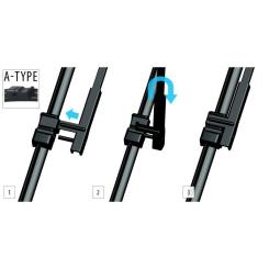 Щетка стеклоочистителя OXIMO 800+750мм Фото 2