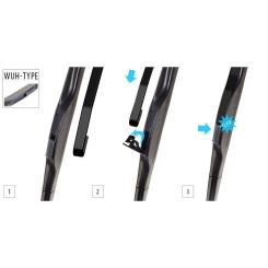 Щетка стеклоочистителя OXIMO гібридна 400 mm / 16 Фото 5