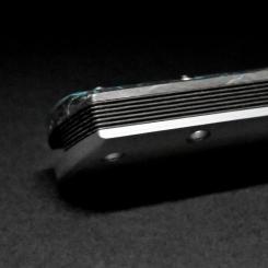 Нож Maserin Daga, Elmax, fat carbon, золотистий Фото 5