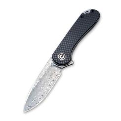 Нож Civivi Elementum, Damascus, Carbon Fiber/G10 Фото 1
