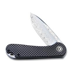 Нож Civivi Elementum, Damascus, Carbon Fiber/G10 Фото 4