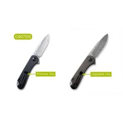 Нож Civivi Elementum, Damascus, Carbon Fiber/G10 Фото 8