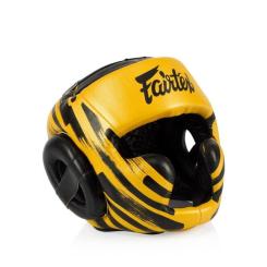 Боксерский шлем Fairtex HG16 Gold M Фото 1