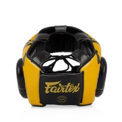 Боксерский шлем Fairtex HG16 Gold M Фото 3