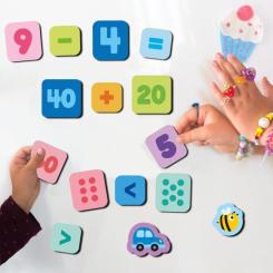 Обучающий набор DoDo Магнітні цифри і знаки. Великий набір Фото 4
