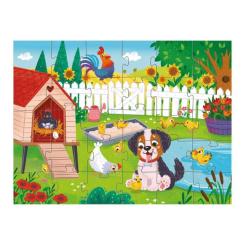 Пазл DoDo Песик и цыплята, 30 элементов Фото 2