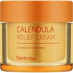 Крем для лица FarmStay Calendula Relief Cream 80 мл Фото 1