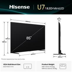 Телевизор Hisense 85U7Q Фото 1