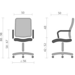 Офисное кресло Special4You Leo black Фото 3