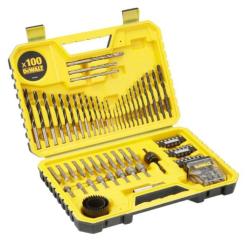 Набор сверл и бит DeWALT 100 шт, кейс Фото