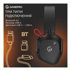 Наушники GamePro Genesis Mercury Pro 3-Mode Black Фото 5