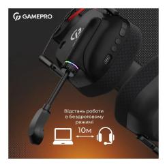 Наушники GamePro Genesis Mercury Pro 3-Mode Black Фото 7