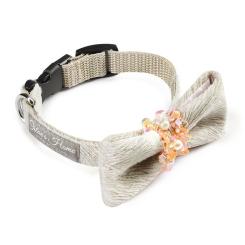 Ошейник для животных Chloe's Home Perlove екрю S Фото