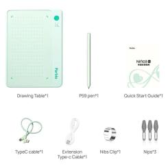 Графический планшет Parblo Ninos NEO Green Фото 1