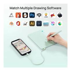 Графический планшет Parblo Ninos NEO Green Фото 3