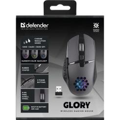Мышка Defender Glory GM-514 LED Wireless Black Фото 7