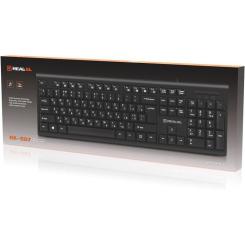 Клавиатура REAL-EL RK-507 USB Black Фото 7