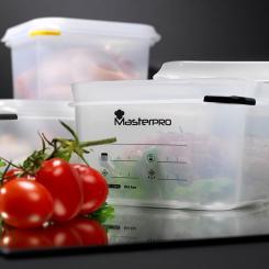 Пищевой контейнер MasterPro Foodies collection білий 1,8 л Фото 3