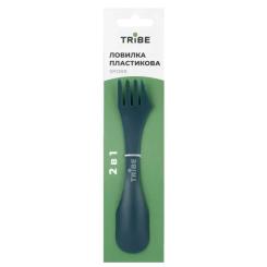 Ложка-вилка туристическая Tribe Spork пластикова ocean Фото 2