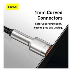 Дата кабель Baseus USB 2.0 AM to USB-C 2.0m 6A 66W Black Фото 4