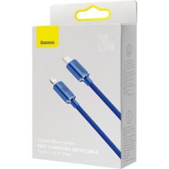 Дата кабель Baseus USB-C to Lightning 1.2m 20W blue Фото 4
