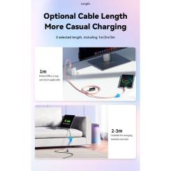 Дата кабель Essager USB-C to USB-C 3.0m 100W black Фото 8