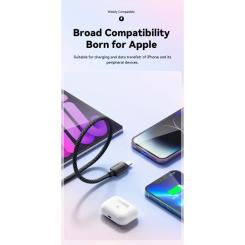 Дата кабель Essager USB-C to Lightning 2.0m 20W white Фото 6
