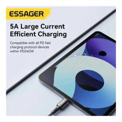 Дата кабель Essager USB-C to USB-C 2.0m 240W Фото 5