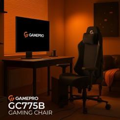 Кресло игровое GamePro GC775B Fabric Black Фото 4