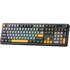 Клавиатура Aula F108 Pro Wireless/Bluetooth UA Black/Gray Фото 1