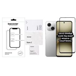 Стекло защитное BeCover Tecno Spark 40C 4G (KM4k) Black Фото 1