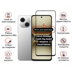 Стекло защитное BeCover Tecno Spark 40C 4G (KM4k) Black Фото 2