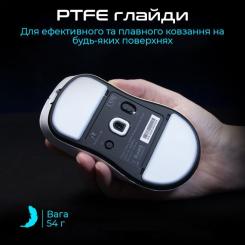 Мышка RAWM ES21 Wireless/Bluetooth White Фото 5