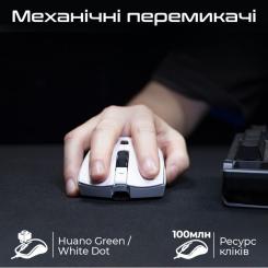 Мышка RAWM SA-MH01Pro Wireless/Bluetooth White Фото 3