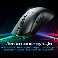 Мышка RAWM SA-MH01Pro Wireless/Bluetooth White Фото 4