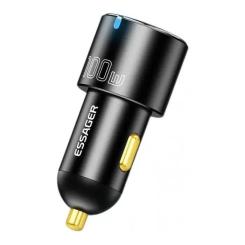 Зарядное устройство Essager 1xUSB-C 100W + 1xUSB black Фото 1